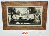 Full view of framed photograph