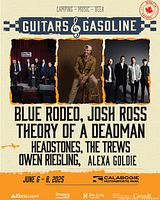 Festival promotional poster showing event name, dates, lineup and branding