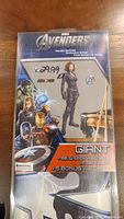 Front packaging photo showing Black Widow character and Avengers logo on the wall art decal set, original sealed box.