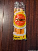 Front view of sealed pack of ten Faber-Castell Venus 10 HB pencils in plastic packaging with brand and product labeling.