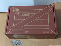 Top view of unopened Maker Crate Rope Coil Baskets Kit box showing KiwiCo branding and product illustration.