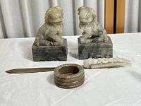 All four items arranged on white cloth background