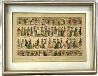 Full front view of the framed print showing the entire artwork and frame