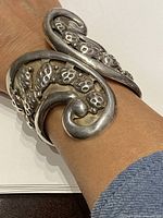 Bracelet worn on wrist showing overall fit and design