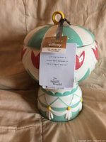 Front view with Disney tag attached