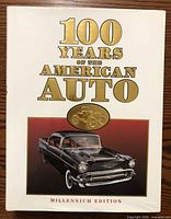 Front cover of the hardcover book showing the title and a classic car image.