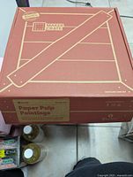 Top view of the unopened Eureka Maker Crate Paper Pulp Paintings kit box