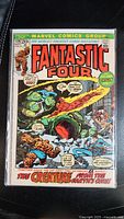 Full front cover image of Fantastic Four #126 comic book showing title, issue number, price, and main artwork featuring characters in action.