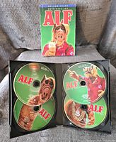 Complete ALF Season 3 DVD set with all four discs and original outer sleeve featuring ALF artwork.