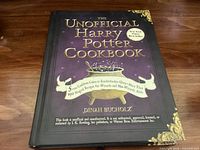 Front cover of The Unofficial Harry Potter Cookbook showing title, author, and design.