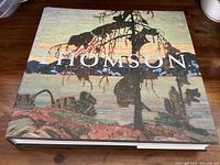Front cover of the book with a landscape painting and 'THOMSON' printed on it.