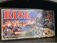 Front of the 1993 Risk board game box showing the artwork and game title.