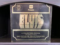 Collector's Edition box front with Elvis Presley branding and collector's edition information in English and French