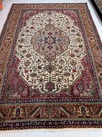 Full top-down view of entire rug