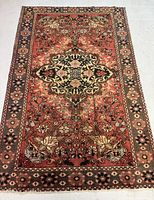 Full view of rug laid flat on floor