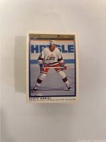 Individual card showing Scott Arniel of the Winnipeg Jets in a hockey stance in uniform