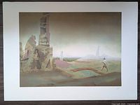 Full view of the signed artist print showing the entire artwork and white border.