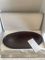 Tray in box with ruler showing approximately 15-inch length