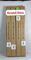 Four sealed boxed XIMI-V Office LED Screen Lights stacked vertically, labeled 'Brand New'