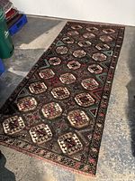 Full length view of runner rug laid flat