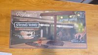 Top view photo of the Craftsman Co Swing Ring game box showing front graphics and game details.