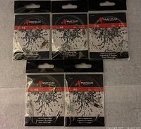 Five sealed packages each containing a Matzuo Perch Bead Rig fishing accessory labeled size #6.