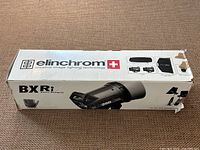 Front of Elinchrom BXRi box showing brand logo and model