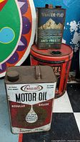 Image of Grants Motor Oil can front, showing brand, size, and grade