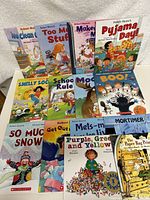 All 14 Robert Munsch books arranged together showing front covers in a grid.