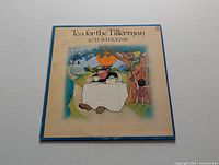 Front cover of Cat Stevens Tea for the Tillerman vinyl LP showing illustrated artwork and album title.