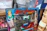 Front view of one Miss Bowling Golden pinball bowling screen showing colorful artwork and game instructions