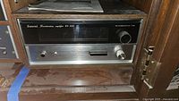 Sansui Reverberation Amplifier RA-500 installed in wooden cabinet