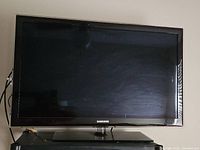 Front view of Samsung 40-inch TV turned off