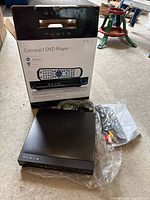DVD player with box and accessories