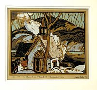 Front view of the framed print showing the entire artwork and frame