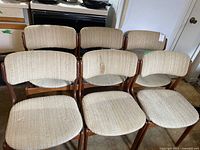 Overview of all six chairs grouped together