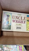 Vintage board game The Uncle Wiggily Game in box with cover art showing character and title.