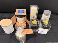 All seven candles displayed together