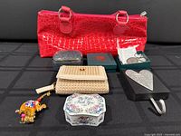 Group shot showing all nine items