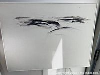 Image of the framed original acrylic painting by Geoffrey David Armstrong, focusing on the full canvas artwork.