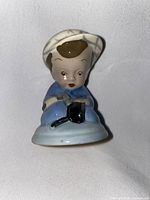 Frontal view of the Wade Tinker figurine showing detailed facial expression and blue outfit