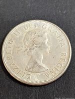 Obverse side showing Queen Elizabeth II profile portrait with inscription.