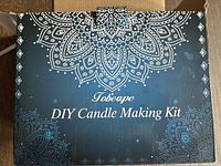 Box with 'Tobeape DIY Candle Making Kit' branding