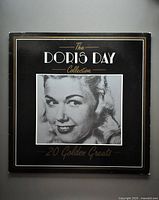 Front cover of The Doris Day Collection 12-inch vinyl LP, showing photo of Doris Day and text '20 Golden Greats'.