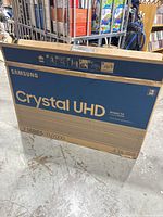 Box of Samsung 43-inch Crystal UHD 7 Series TU7000 Smart TV