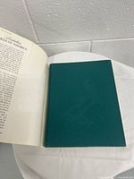 Closed green hardcover book, '102 Favorite Audubon Birds of America' with visible texture on cover.