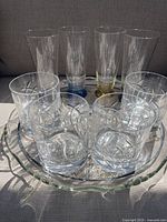 All items grouped on tray showing shapes and coloured feet