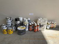 Group shot of all Bob Ross painting products