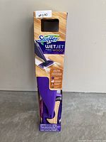 Front view sealed Swiffer WetJet Wood box