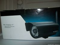 Box showing Airsight branding and image of the outdoor camera